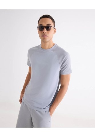 Camiseta Oversize Texturizada  Para Hombre Azul Seven Seven Seven Seven