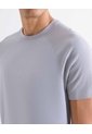 Camiseta Oversize Texturizada  Para Hombre Azul Seven Seven de Seven Seven