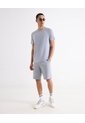 Camiseta Oversize Texturizada  Para Hombre Azul Seven Seven de Seven Seven