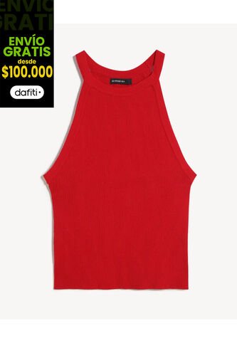 Camiseta Para Mujer Manga Sisa Cuello Redondo Color Rojo Marca Seven Seven #28096422 Seven Seven