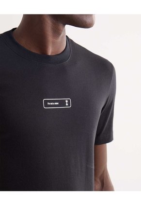 Camiseta Con Gráfico Frontal I’M Not A Robot  Para Hombre Negro Seven Seven