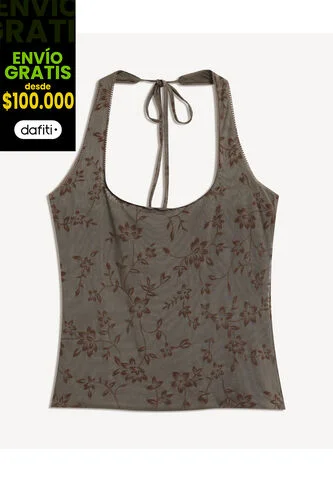 Camiseta Para Mujer Manga Sisa Moda Color Verde Marca Seven Seven #28096466 Seven Seven