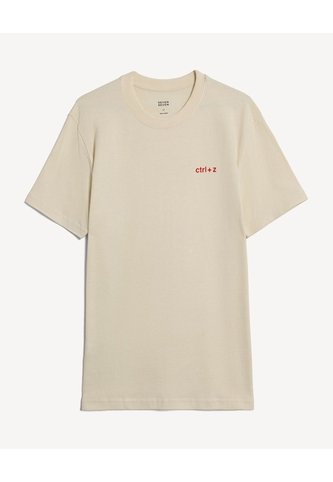Camiseta Regular Con Estampado Ctrl+Z  Para Hombre Arena Seven Seven Seven Seven