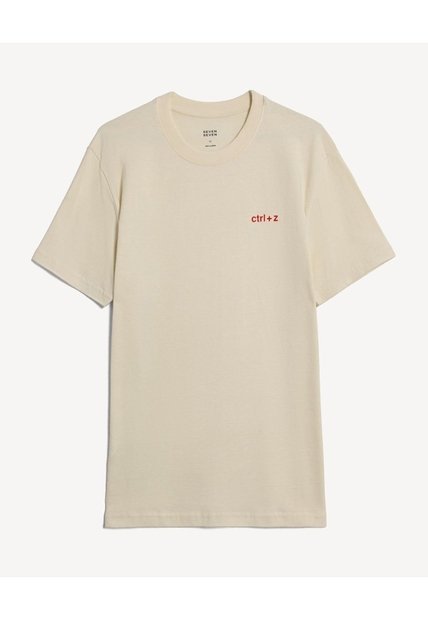 Camiseta Regular Con Estampado Ctrl+Z  Para Hombre Arena Seven Seven