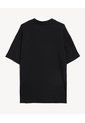 Camiseta Relaxed Tejida  Para Hombre Negro Seven Seven de Seven Seven