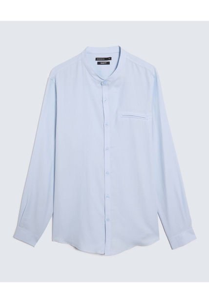 Camisa Para Hombre Manga Larga  Color Azul  Marca Seven Seven #45012022