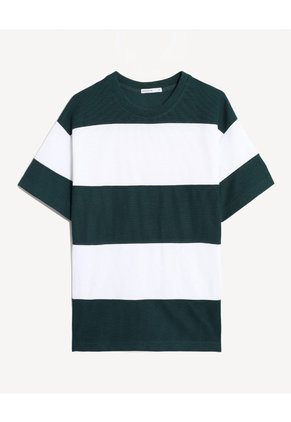 Camiseta Relaxed Para Hombre Verde Seven Seven