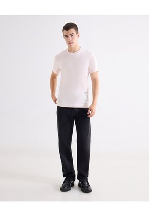 Camiseta Regular Estampada Para Hombre Rosa Seven Seven