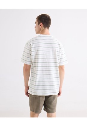 Camiseta Para Hombre Manga Corta Cuello Redondo Color Blanco Marca Seven Seven #45098329