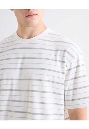 Camiseta Para Hombre Manga Corta Cuello Redondo Color Blanco Marca Seven Seven #45098329