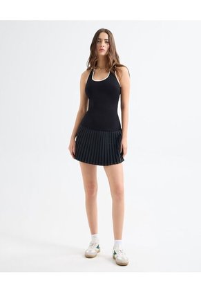 Vestido Para Mujer M/Sisa Corto Color Negro Marca Seven Seven #28171361