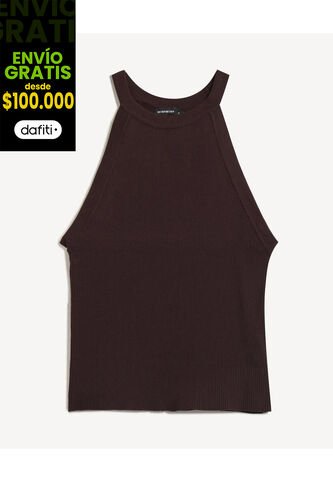 Camiseta Para Mujer Manga Sisa Cuello Redondo Color Negro Marca Seven Seven #28096422 Seven Seven