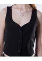 Chaleco Para Mujer  Color Negro Marca Seven Seven #28250117 de Seven Seven