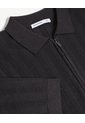 Polo Para Hombre Cuello Tejido Sin Bolsillo Color Gris Marca Seven Seven #45110901 de Seven Seven