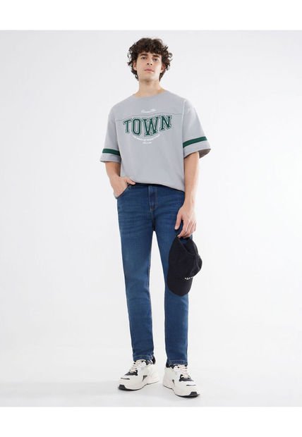 Jean Para Hombre Skinny Color Azul  Marca Seven Seven #45160511