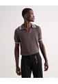Polo Tejido Fit Regular  Para Hombre Verde Seven Seven de Seven Seven