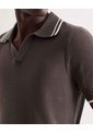Polo Tejido Fit Regular  Para Hombre Verde Seven Seven de Seven Seven