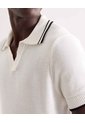 Polo Tejido Fit Regular  Para Hombre Crudo Seven Seven de Seven Seven