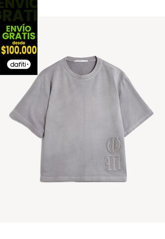 Camiseta Para Hombre Manga Corta Cuello Redondo Color Gris Marca Seven Seven #45092712 Seven Seven