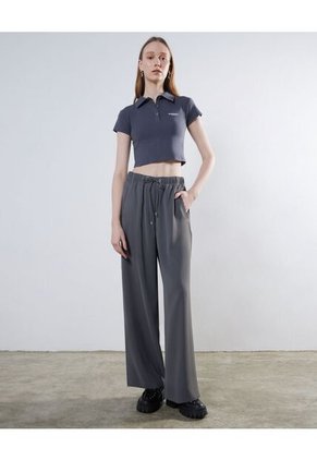 Camiseta Para Mujer Manga Corta Color Gris Oscuro Marca Seven Seven #28096015