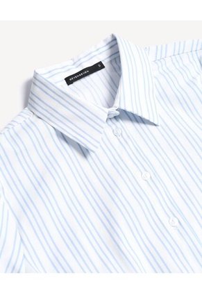 Blusa Para Mujer Manga Larga Color Azul Marca Seven Seven #28124102