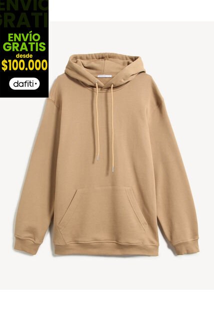 Buzo Para Hombre Hoodie Color Café Marca Seven Seven #45060726