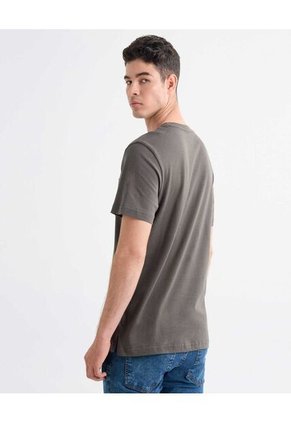 Camiseta Para Hombre Manga Corta Cuello Redondo Color Gris Marca Seven Seven #45092666