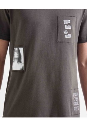 Camiseta Para Hombre Manga Corta Cuello Redondo Color Gris Marca Seven Seven #45092666