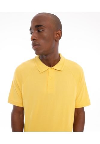Polo Para Hombre Cuello Tejido  Color Amarillo  Marca Seven Seven #45110731 Seven Seven