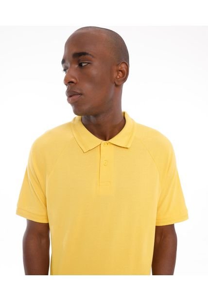 Polo Para Hombre Cuello Tejido  Color Amarillo  Marca Seven Seven #45110731