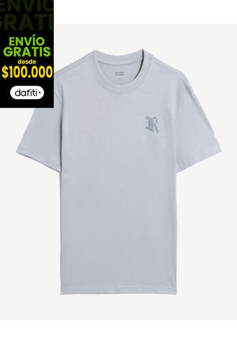 Camiseta Para Hombre Manga Corta Cuello Redondo Color Gris Marca Seven Seven #45092820 Seven Seven