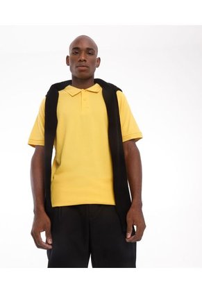 Polo Para Hombre Cuello Tejido  Color Amarillo  Marca Seven Seven #45110731