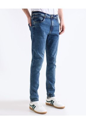 Jean  Para Hombre Skinny Color Azul Marca Seven Seven #45160624