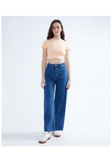 Jean Para Mujer Retro Color Azul  Marca Seven Seven #28160854