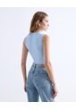 Body Sin Mangas  Para Mujer Celeste Seven Seven de Seven Seven