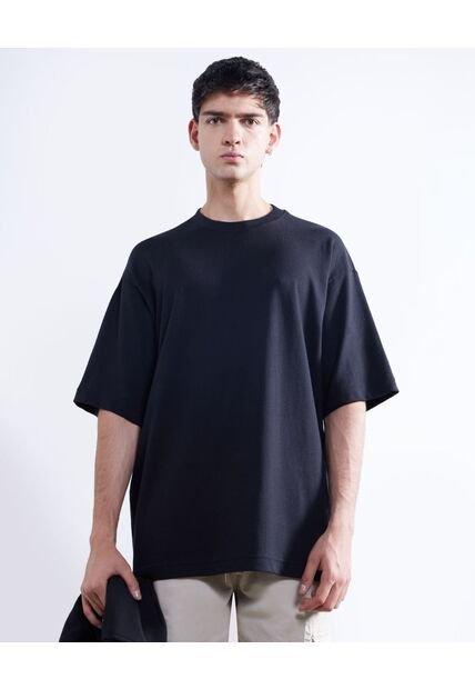 Camiseta Para Hombre Manga Corta Cuello Redondo Color Negro Marca Seven Seven #45092491