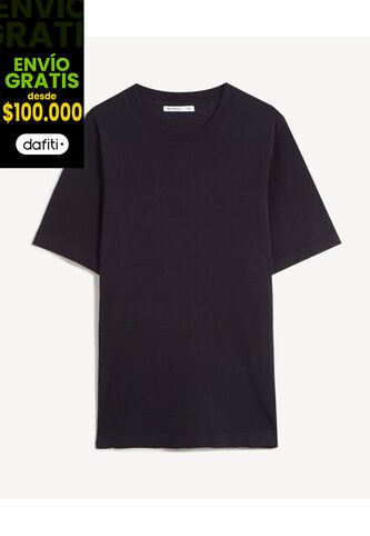 Camiseta Para Hombre Manga Corta Cuello Redondo Color Negro Marca Seven Seven #45092771 Seven Seven