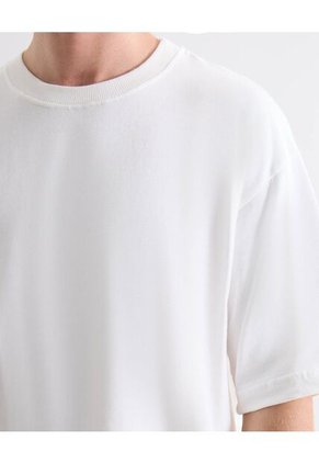 Camiseta Para Hombre Manga Corta Cuello Redondo Color Marfil Marca Seven Seven #45092490