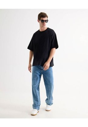 Camiseta Para Hombre Manga Corta Cuello Redondo Color Negro Marca Seven Seven #45092491