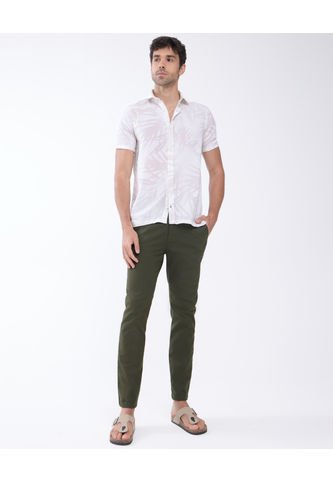 Pantalon Para Hombre Chino Color Verde  Marca Seven Seven #45070935 Seven Seven