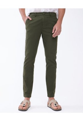 Pantalon Para Hombre Chino Color Verde Marca Seven Seven #45070935