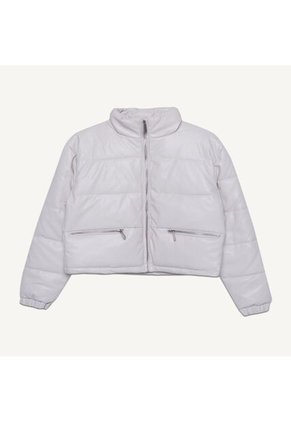 Chaqueta Para Mujer Pu Color Beige Marca Seven Seven #28080908