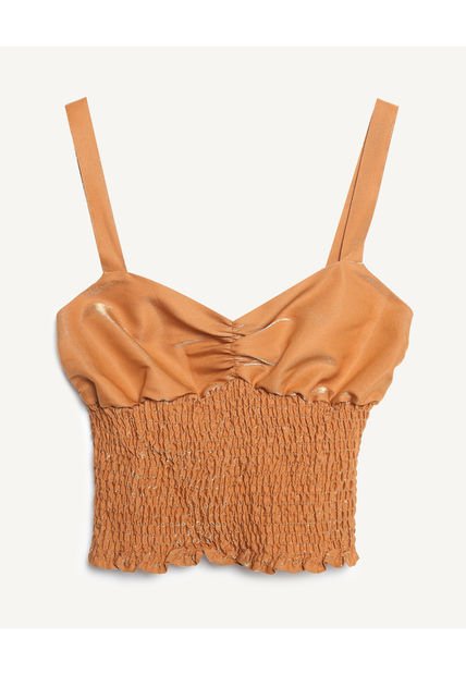 Blusa Para Mujer Manga Sisa Color Amarillo  Marca Seven Seven #28123730