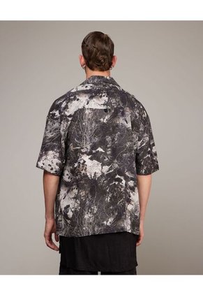 Camisa Para Hombre Manga Corta Color Negro Marca Seven Seven #45011999