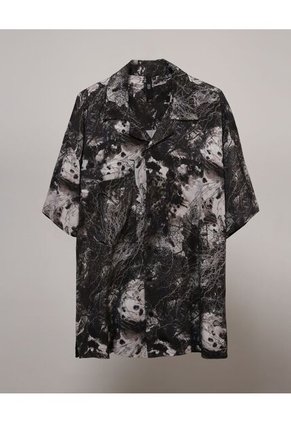 Camisa Para Hombre Manga Corta Color Negro Marca Seven Seven #45011999