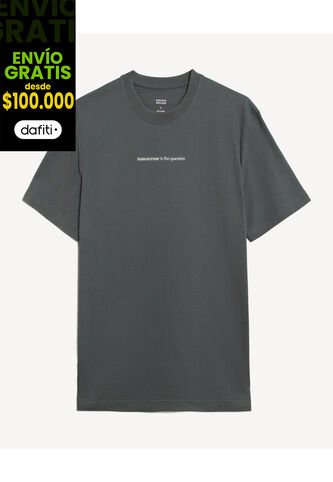 Camiseta Para Hombre Manga Corta Cuello Redondo Color Gris Marca Seven Seven #45092828 Seven Seven