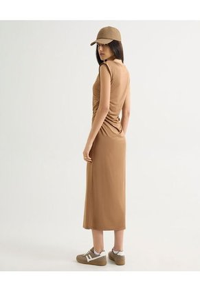 Vestido Para Mujer M/Sisa Largo Color Camel Marca Seven Seven #28171398