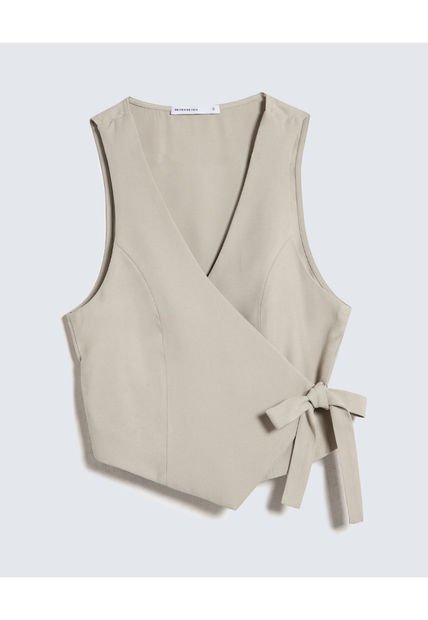 Chaleco Para Mujer  Color Beige Marca Seven Seven #28250113