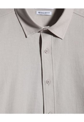 Camisa Para Hombre Manga Larga Color Gris Claro Marca Seven Seven #45012058