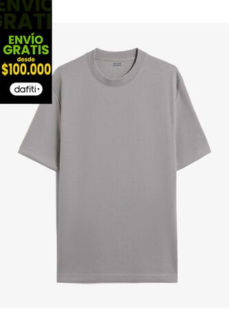 Camiseta Para Hombre Manga Corta Cuello Redondo Color Gris Marca Seven Seven #45092840 Seven Seven